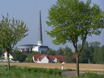 Blick auf Markt Diedorf