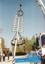 Aufstellung Maibaum 2001